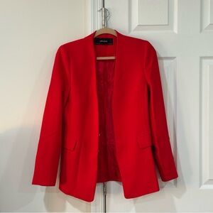 Zara Vibrant Red Blazer